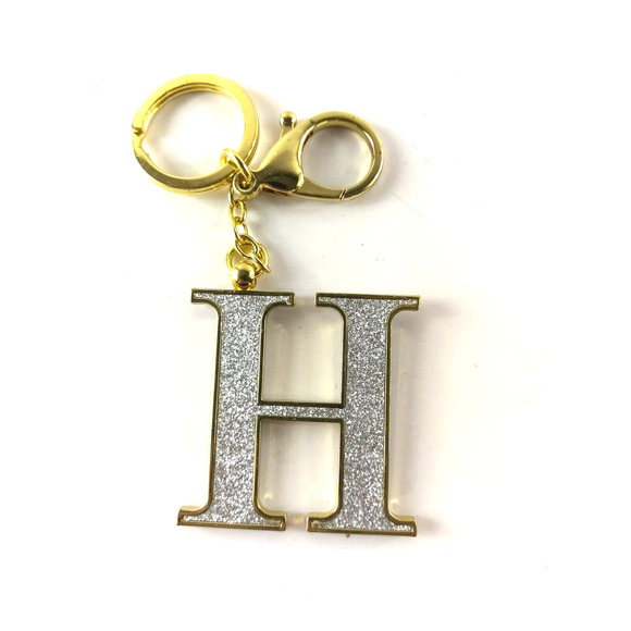 Big H Initial Keychain Shiny Lightweight - Picture 1 of 3
